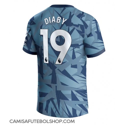 Camisa de time de futebol Aston Villa Moussa Diaby #19 Replicas 3º Equipamento 2023-24 Manga Curta